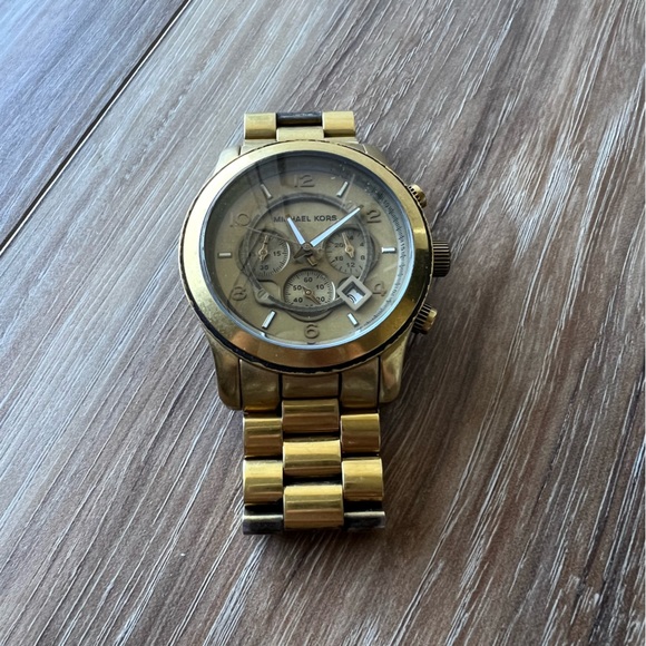 MICHAEL Michael Kors Accessories - Michael Kors Gold Big Face Watch - Women’s Sizing